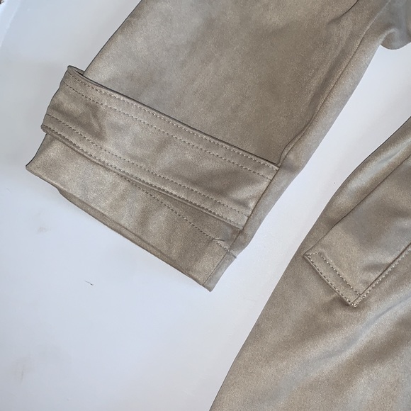 Zara Faux Suede Jacket Coat Size Small - Picture 5 of 7